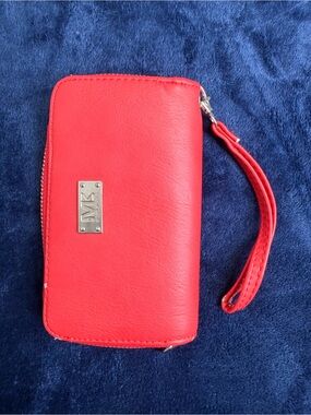 Red Michael Michelle Wristlet Wallet